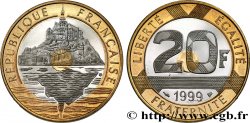 20 francs Mont Saint-Michel, BE (Belle Épreuve) 1999 Pessac F.403/15 var.