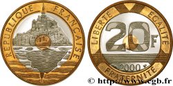 20 francs Mont Saint-Michel, BE (Belle Épreuve) 2000 Pessac F.403/16 var. FDC 