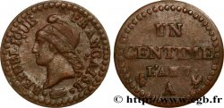 Un centime Dupré, petit 7 1799 Paris F.100/14