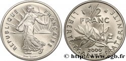 1/2 franc Semeuse, BE (Belle Épreuve) 2000 Pessac F.198/43 var.