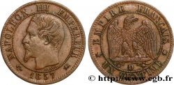 Un centime Napoléon III, tête nue 1857 Lyon F.102/35