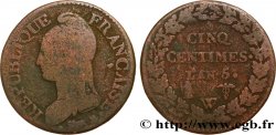 Cinq centimes Dupré, grand module 1797 Lille F.115/31