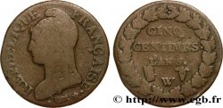 Cinq centimes Dupré, grand module 1797 Lille F.115/31