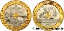 20 francs Mont Saint-Michel, Belle Épreuve 1993 Pessac F.403/7 var.