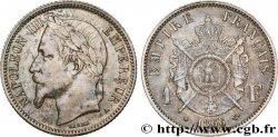 1 franc Napoléon III, tête laurée 1866 Paris F.215/3