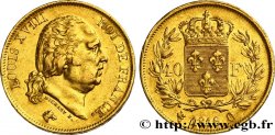 40 francs or Louis XVIII 1816 Perpignan F.542/4