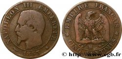 Cinq centimes Napoléon III, tête nue 1853 Strasbourg F.116/3