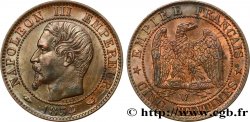 Cinq centimes Napoléon III, tête nue 1854 Lille F.116/15