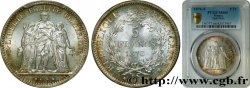 5 francs Hercule 1876 Paris F.334/17 FDC66 PCGS