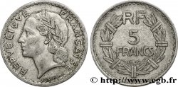 5 francs Lavrillier, aluminium 1948 Beaumont-Le-Roger F.339/15