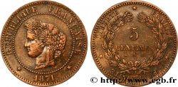 5 centimes Cérès 1871  Paris F.118/2