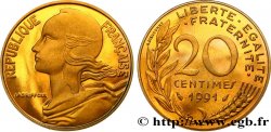 20 centimes Marianne, BE (Belle Épreuve) 1991 Pessac F.156/31 var.
