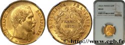 20 francs or Louis-Napoléon 1852 Paris F.530/1 MS63 NGC