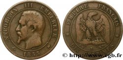 Dix centimes Napoléon III, tête nue 1855 Bordeaux F.133/29