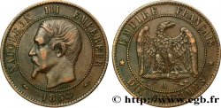 Dix centimes Napoléon III, tête nue 1854 Paris F.133/11