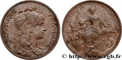5 centimes Daniel-Dupuis 1908  F.119/19
