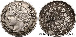 20 centimes Cérès, IIe République 1850 Paris F.146/3 TB20 