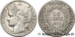 50 centimes Cérès, Troisième République 1871 Paris F.189/1