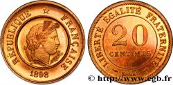 Essai de 20 centimes Merley 1898 Paris GEM.50 18