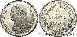 Concours de 5 francs, essai de Montagny 1848 Paris VG.3086 var.