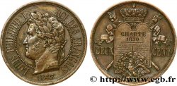 Essai de deux centimes à la Charte 1847 Paris VG.3004 