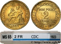 2 francs Chambres de Commerce 1923  F.267/5