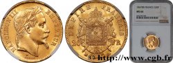 20 francs or Napoléon III, tête laurée, grand BB 1867 Strasbourg F.532/17