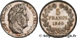 5 francs IIe type Domard 1840 Strasbourg F.324/85 SUP61 