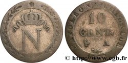 10 cent. à l&nbsp;N couronnée 1808 Paris F.130/2