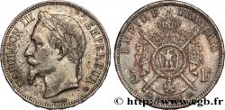 5 francs Napoléon III, tête laurée 1869 Strasbourg F.331/15
