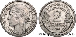 Épreuve flan épais de 2 francs Morlon, aluminium, sans le mot ESSAI 1941 Paris GEM.114 5 SUP+ 
