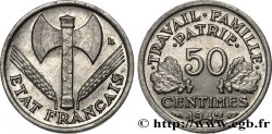 50 centimes Francisque, lourde 1942 Paris F.195/3