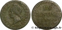 Un centime Dupré, 6 normal 1798 Paris F.100/3