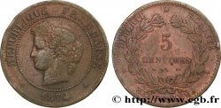 5 centimes Cérès 1874 Paris F.118/9