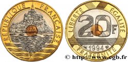 20 francs Mont Saint-Michel, différent abeille, Brillant Universel 1994 Pessac F.403/10