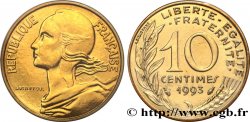 10 centimes Marianne, BU (Brillant Universel), frappe médaille 1993 Pessac F.144/36