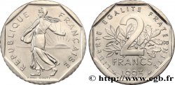 2 francs Semeuse, nickel, BU (Brillant Universel), frappe médaille 1993 Pessac F.272/20