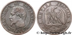 Un centime Napoléon III, tête nue 1854 Rouen F.102/10