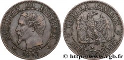 Deux centimes Napoléon III, tête nue 1857 Lille F.107/51