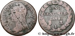 Cinq centimes Dupré, grand module 1797 Limoges F.115/23