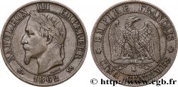 Cinq centimes Napoléon III, tête laurée 1862 Bordeaux F.117/9