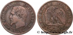 Un centime Napoléon III, tête nue 1856 Bordeaux F.102/30