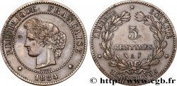 5 centimes Cérès 1884 Paris F.118/26