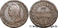 Un décime Dupré, grand module 1797 Paris F.129/1