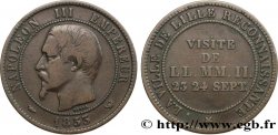 Module de dix centimes, Visite impériale à Lille les 23 et 24 septembre 1853 1853 Lille VG.3365 