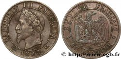 Un centime Napoléon III, tête laurée 1862 Bordeaux F.103/7