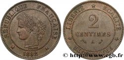 2 centimes Cérès 1892 Paris F.109/18