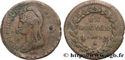 Un décime Dupré, grand module 1797 Paris F.129/1