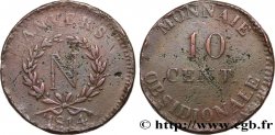 10 cent. Anvers à l’N, frappe de l’atelier de Wolschot 1814 Anvers F.130A/2