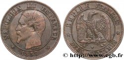 Deux centimes Napoléon III, tête nue 1857 Lille F.107/51